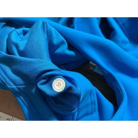 Lululemon Blue Wunder Under Longline Sports Bra size 10 - Picture 6 of 6